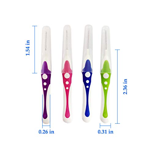 Wasser Vela 16pcs Interdental Brush, XL Size Brush for Orthodontic Purpose, C...