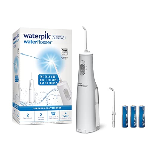 Waterpik Cordless Water Flosser, Battery Operated & Portable for Travel & Hom...