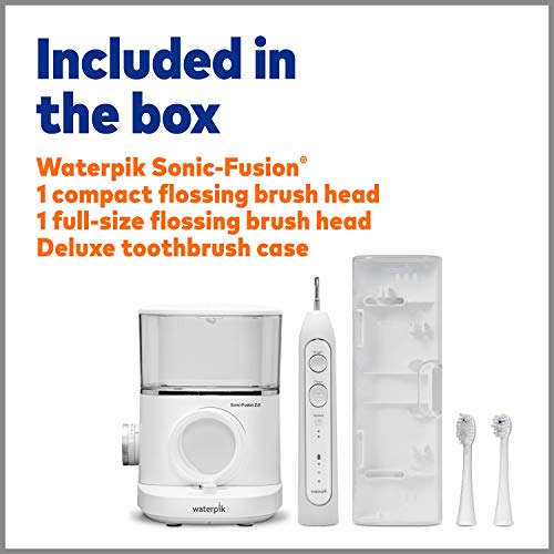 Waterpik Sonic-Fusion 2.0 Professional Flossing Toothbrush, Electric Toothbru...