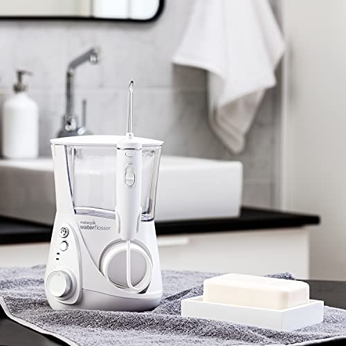 Waterpik Whitening Water Flosser, White (WF 05) Electric Oral Irrigator Floss...