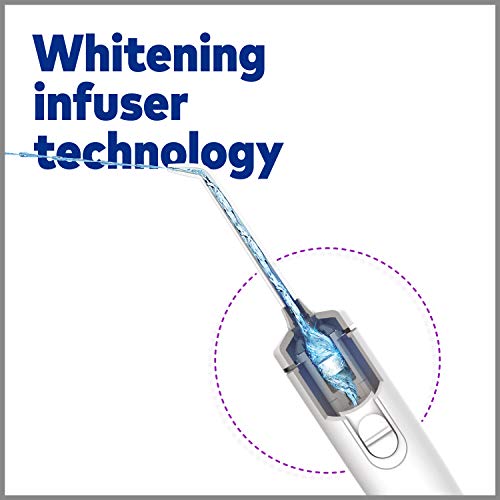 Waterpik Whitening Water Flosser, White (WF 05) Electric Oral Irrigator Floss...
