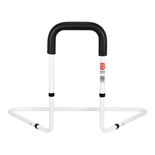 Wave Medical Height Adjustable Bed Assist Bar | Bed Rails for Seniors & Elder...