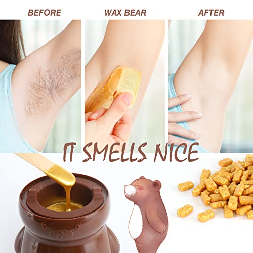 Waxing Kit Wax Warmer for Hair Removal,WAX BEAR Touch Screen Display Wax Mach...