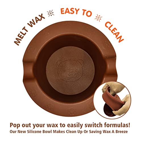 Waxing Kit Wax Warmer for Hair Removal,WAX BEAR Touch Screen Display Wax Mach...