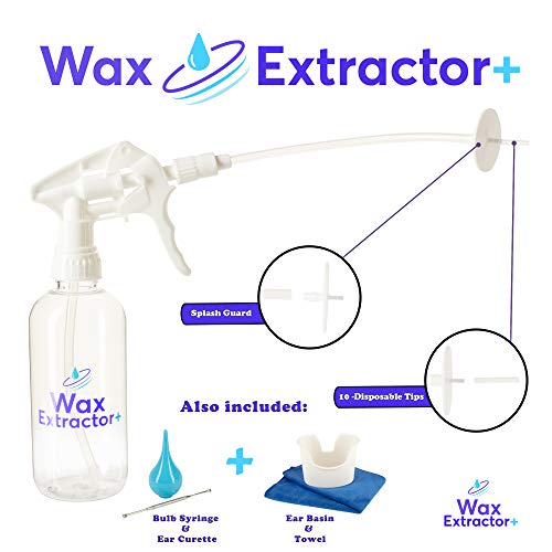 Ear Wax Removal Tool Kit - Earwax Remover Irrigation Cleaner - Flush System A...