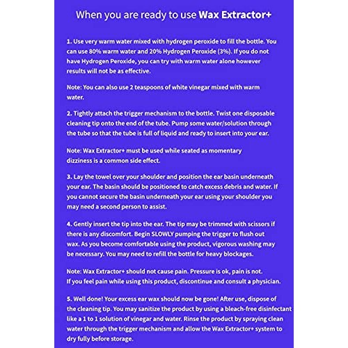 Ear Wax Removal Tool Kit - Earwax Remover Irrigation Cleaner - Flush System A...