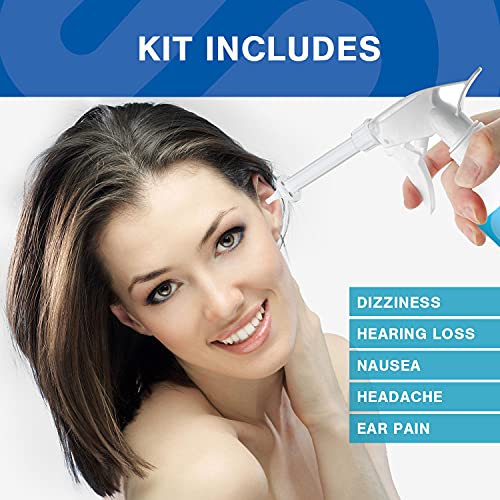 WAXIWAY Ear Wax Removal Kit – Ear Cleaning Kit with Spray Bottle, Ear Syringe...