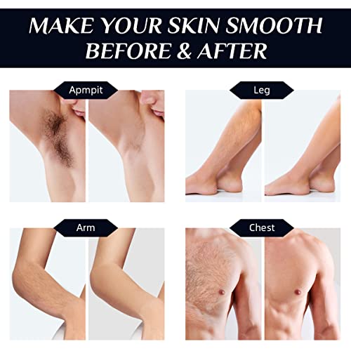 Wax Warmer Kit, waxkiss Hair Removal Waxing Kit with 4 Packs Hard Wax Beans(1...