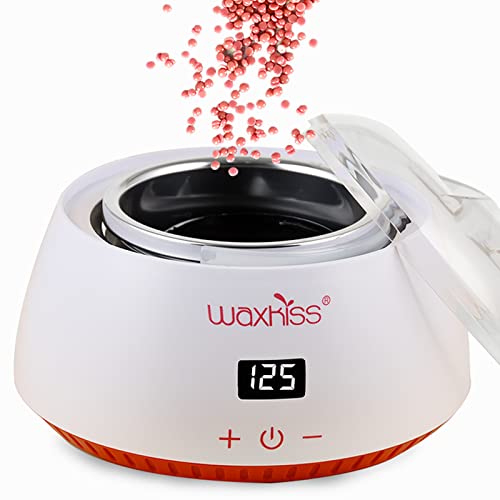 Wax Warmer, Portable Electric Hot Wax Warmer for Hair Removal with See-Throug...
