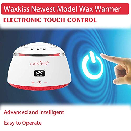 Wax Warmer, Portable Electric Hot Wax Warmer for Hair Removal with See-Throug...