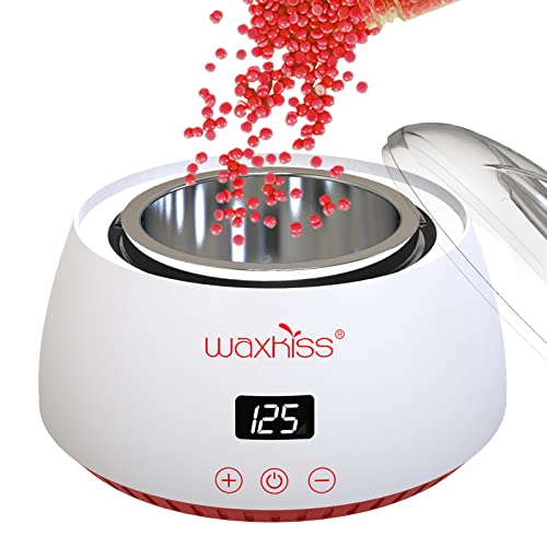 Wax Warmer, Portable Electric Hot Wax Warmer for Hair Removal with See-Throug...