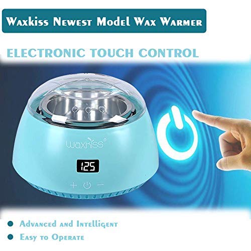Waxkiss Electric Hot Wax Warmer Machine for Hair Removal,Touch Control Displa...