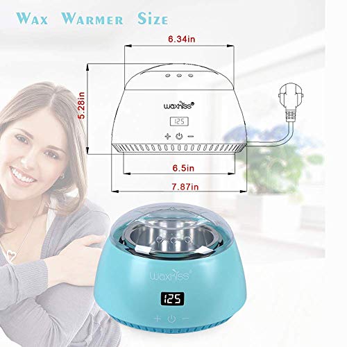 Waxkiss Electric Hot Wax Warmer Machine for Hair Removal,Touch Control Displa...