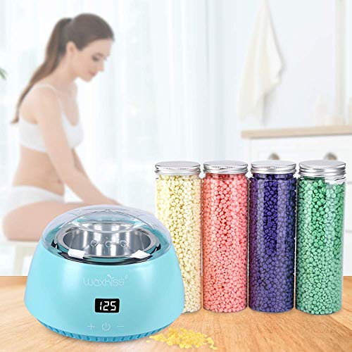 Waxkiss Electric Hot Wax Warmer Machine for Hair Removal,Touch Control Displa...