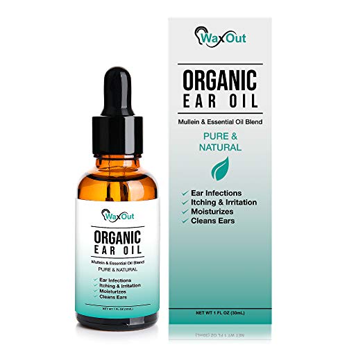 Natural Mullein Ear Wax Removal Oil & Cleaner with Garlic | Pain & Earache Dr...