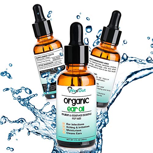 Natural Mullein Ear Wax Removal Oil & Cleaner with Strawberry for Kids | Pain...