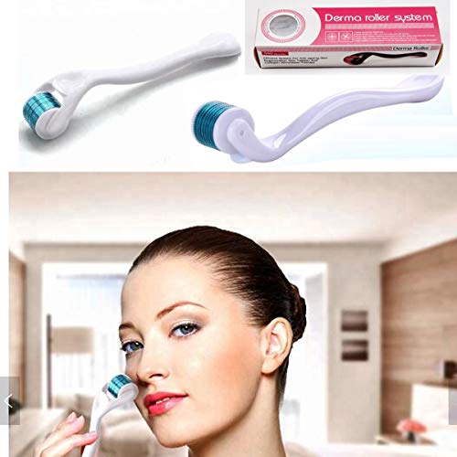 Premium Facial Derma Roller Kit 0.30mm - Microneedle Roller Microdermabrasion...