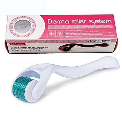 Premium Facial Derma Roller Kit 0.30mm - Microneedle Roller Microdermabrasion...