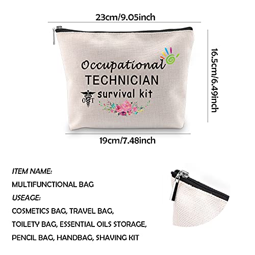 WCGXKO Occupational Therapist Survival Kit Zipper Pouch Makeup Bag for Occupa...