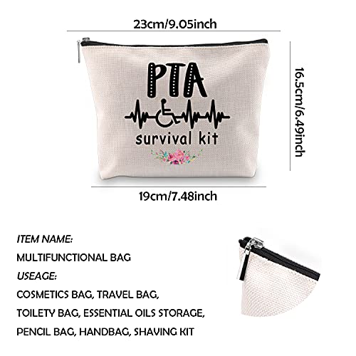 WCGXKO PTA Survival Kit Physical Therapist Assistant Gifts Zipper Pouch Makeu...