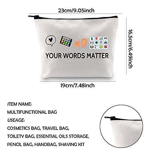 WCGXKO Speech Therapist Gift Your Words Matter Speech Therapy Student Graduat...