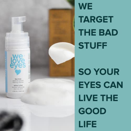 We Love Eyes: Tea Tree Eyelid Foaming Cleanser - Vegan. All natural. Cruelty ...