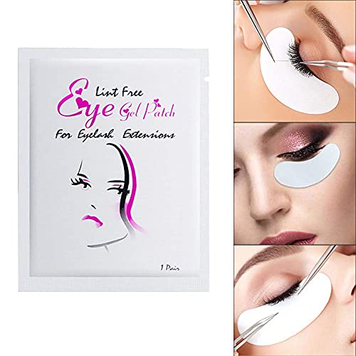 Under Eye Gel Pads Eyelash Extension Pads Lint Free DIY False Eyelash Lash Ex...