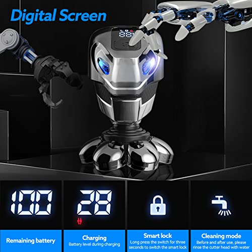 Head Shavers for Bald Men, Wechip 5-in-1 Rotary Shavers for Men Wet and Dry E...