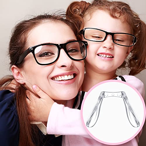 12 Pieces U Shaped Eyeglasses Nose Pads Bridge Plastic Eye Glasses Nose Suppo...