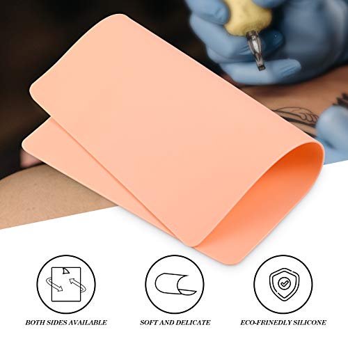 20 Sheets Blank Tattoo Practice Skin 7.5 x 5.5 Inch Double Side Microblading ...