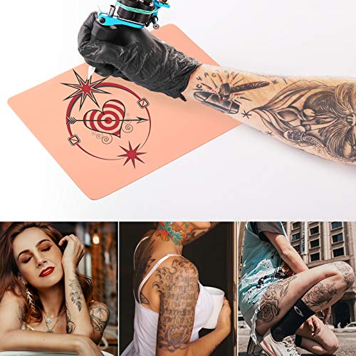 20 Sheets Blank Tattoo Practice Skin 7.5 x 5.5 Inch Double Side Microblading ...