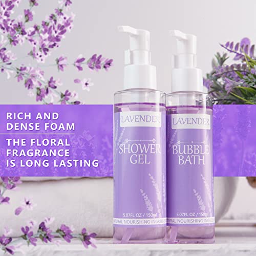 Gift Basket for Women - 10 Pcs Set Includes Bubble Bath, Shower Gel, Body Lot...