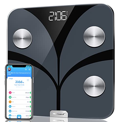 Body Fat Scale, WeGuard Body Weight Scale and Body Composition BMI Smart Scal...