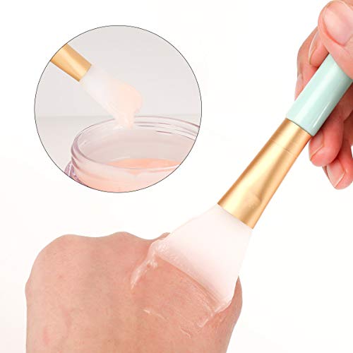 4PCS Silicone Face Mask Brushes, Flexible Facial Brushes for Applicator the S...