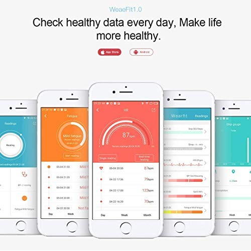 Weijie Fitness Tracker, Activity Tracker Watch with IP67 Waterproof Smart Fit...