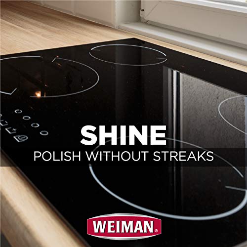 Weiman Cooktop and Stove Top Cleaner Kit - Glass Cook Top Cleaner and Polish ...