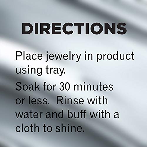 Weiman Jewelry Cleaner Liquid – Restores Shine and Brilliance to Gold, Diamon...