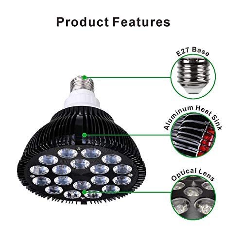 Weipute Red Light Therapy with Socket, 18 LED Infrared Light Therapy Device, ...