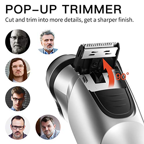Wekeep Electric Razor for Men, Cordless Rechargeable Men’s Electric Shaver fo...