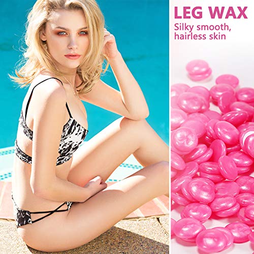 Non-Stick Waxing Kit, Wekin Wax Warmer for Hair Removal with 5 Scent Striples...