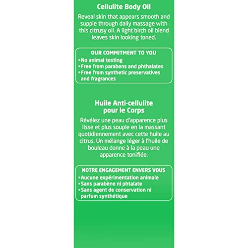 Weleda Birch Cellulite Body Oil, 3.4 Fluid Ounce, Plant Rich Body Oil with Bi...