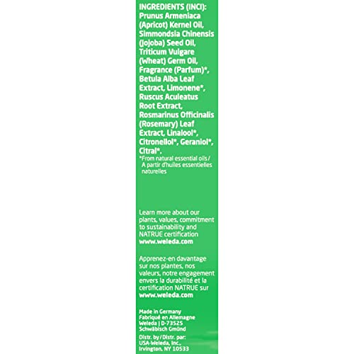 Weleda Birch Cellulite Body Oil, 3.4 Fluid Ounce, Plant Rich Body Oil with Bi...