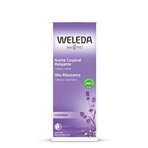 Weleda Relaxing Lavender Body & Beauty Oil, 3.4 Fluid Ounce, Clear