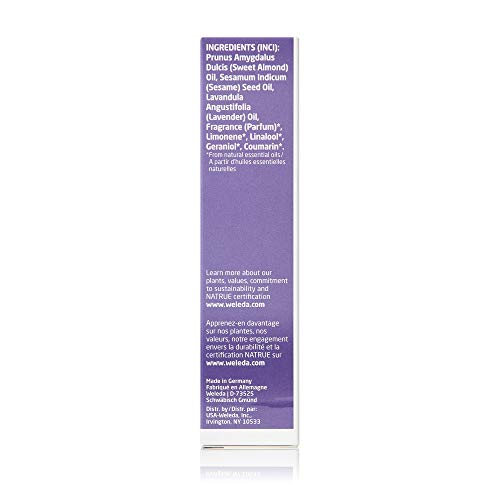 Weleda Relaxing Lavender Body & Beauty Oil, 3.4 Fluid Ounce, Clear