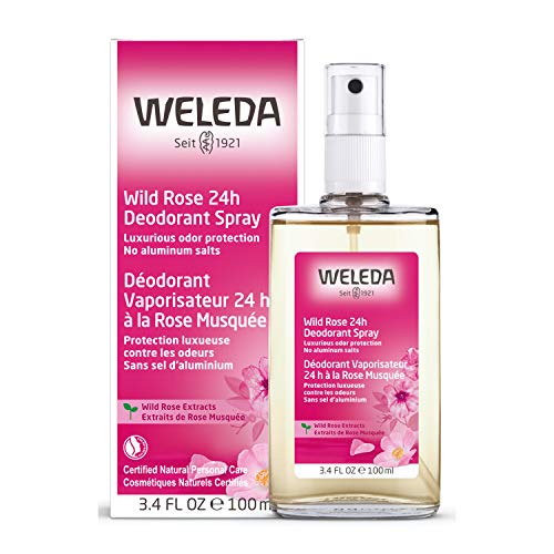 Weleda Wild Rose 24h Deodorant Spray, 3.4 Ounce