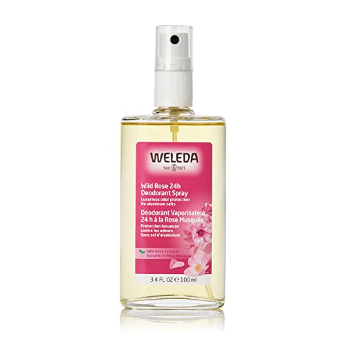 Weleda Wild Rose 24h Deodorant Spray, 3.4 Ounce