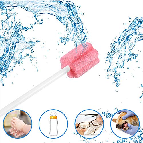 Wellgler's Oral Care Swabs - Disposable Mouth Cleaning Spong swabs (250count,...