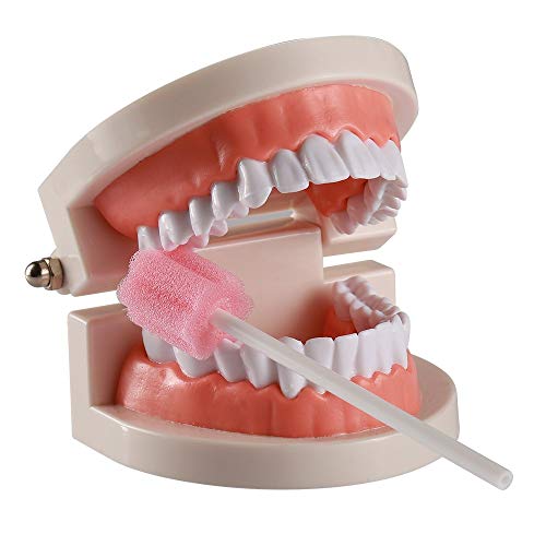 Wellgler's Sterile Sponge Mouth Swabs,Disposable Oral Swabs,Individually Wrap...