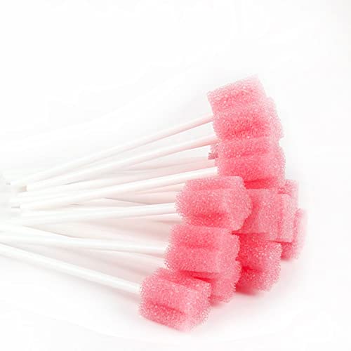 Wellgler's Sterile Sponge Mouth Swabs,Disposable Oral Swabs,Individually Wrap...