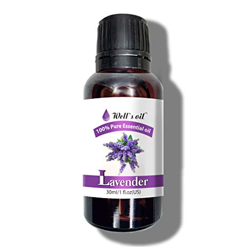 Well's 100% Pure Lavender Essential Oil 1oz(30ml), Therapeutic Grade, Massage...